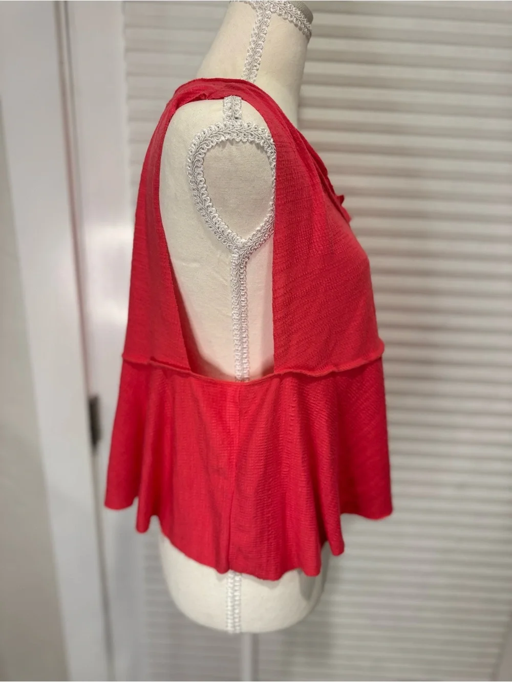 Free People Movement Full Hearts tank top in hot hibiscus XS 1198